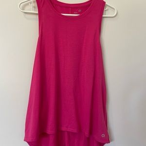 PINK GAPFIT TANK WITH BACK CUTOUT SIZE M